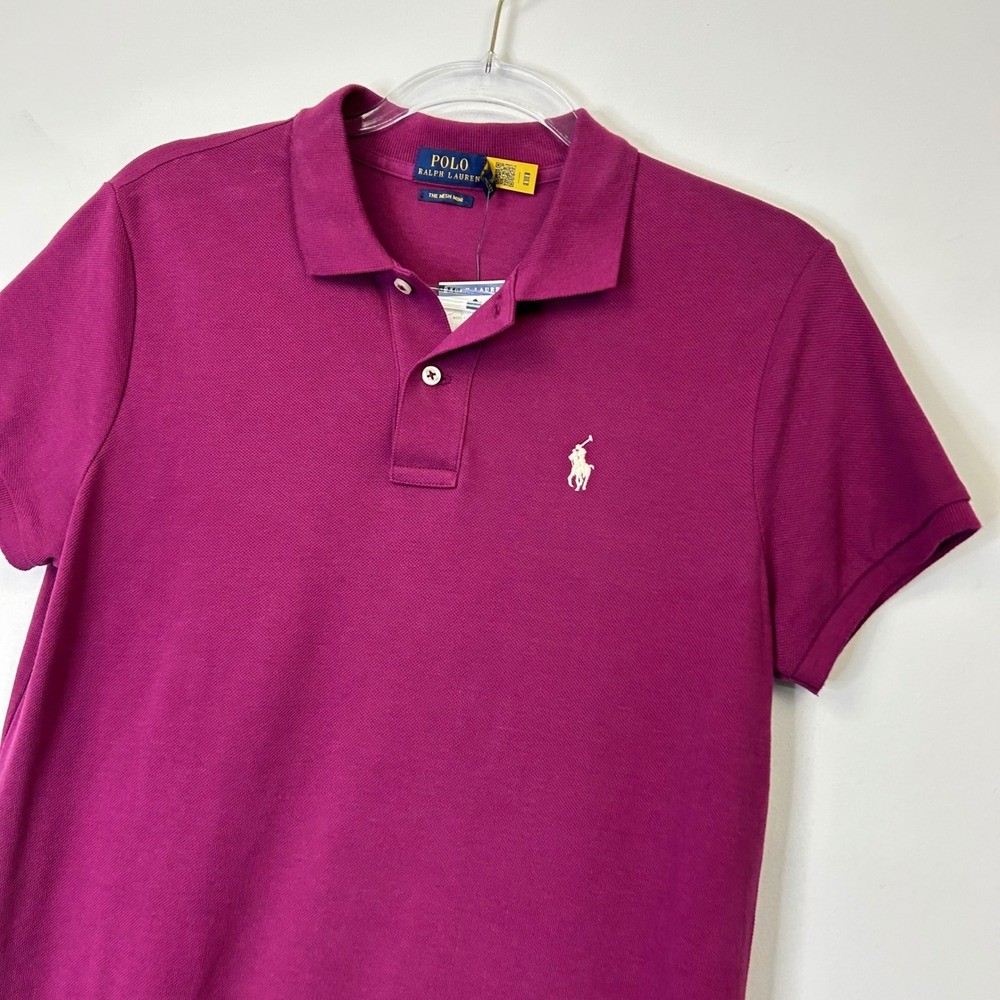 NEW Polo Ralph Lauren Collared Shirt Dress Women's Medium Pink Preppy - Picture 3 of 10